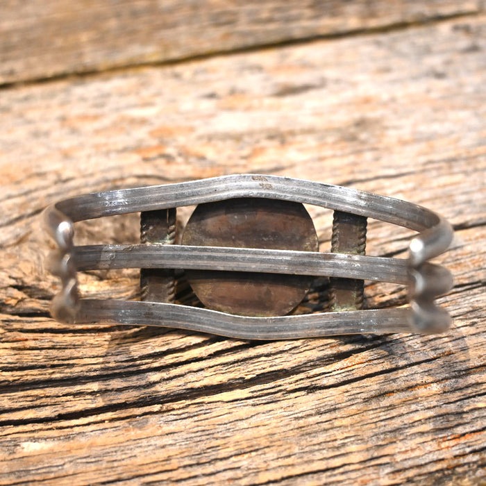 Mark Begay Vintage Turquoise Bracelet w/Silver Band Women - Accessories - Jewelry - Bracelets Mark Begay