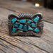 G&L Leekity 1950's SS & Turquoise Belt Buckle ACCESSORIES - Additional Accessories - Buckles G&L Leekity