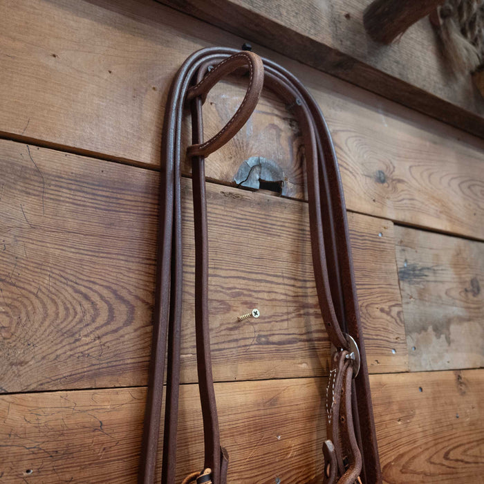 Caprock Slow Twist Snaffle Bridle Rig