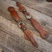 Teskey's Spur Straps w/ Floral Buckles Tack - Spur Straps Teskey's