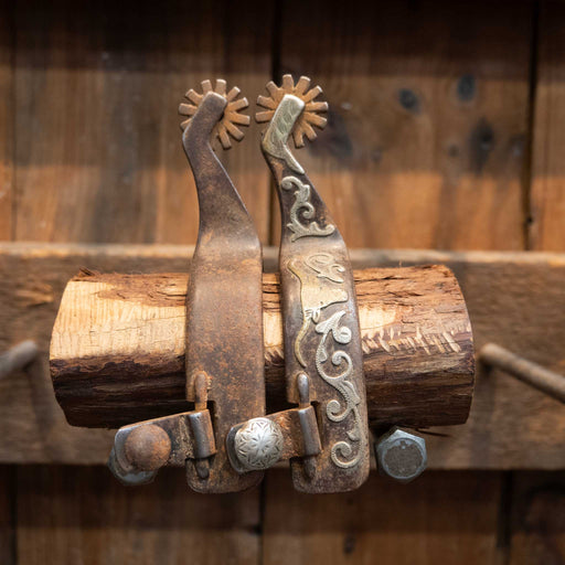 Stockard Silver Mounted 12pt. Spurs Tack - Spurs Gerald Stockard
