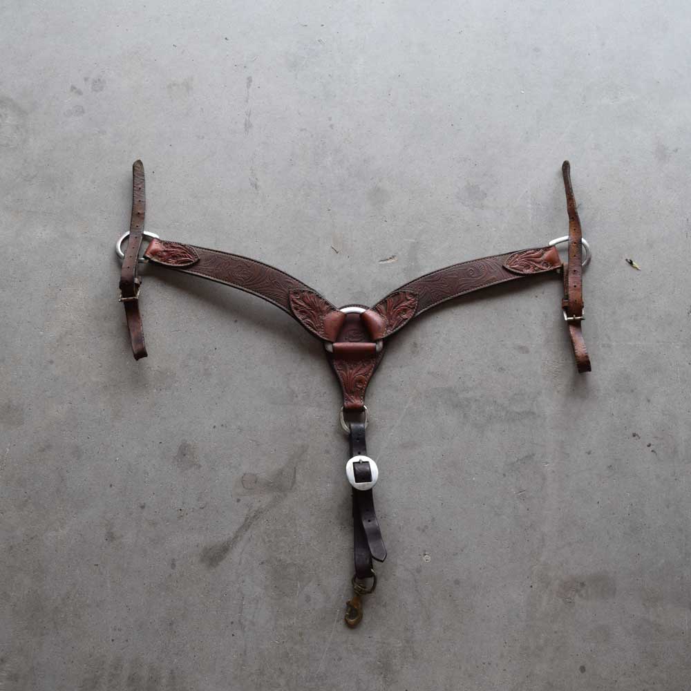 Used Cactus Saddlery Roping Breast Collar Sale Barn Teskeys   