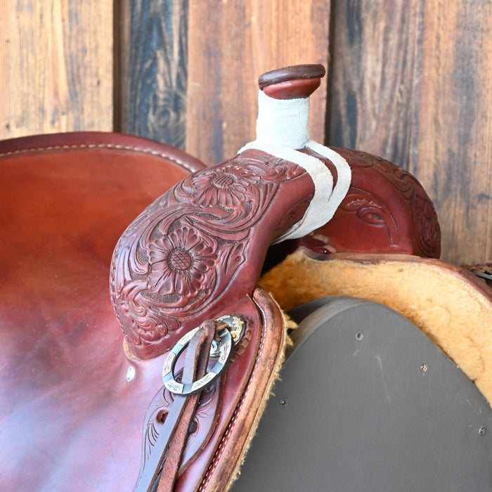 15.5" USED TRENT WARD RANCH SADDLE