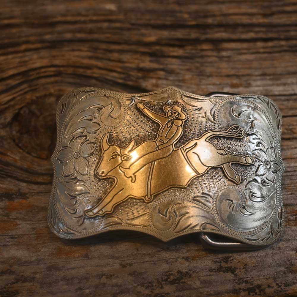 Teskey's Bull Rider Buckle   _CA800 ACCESSORIES - Additional Accessories - Buckles Teskey's   