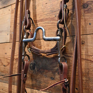 Bridle Rig - Kerry Kelley Silver Mounted Port Bit  RIG799