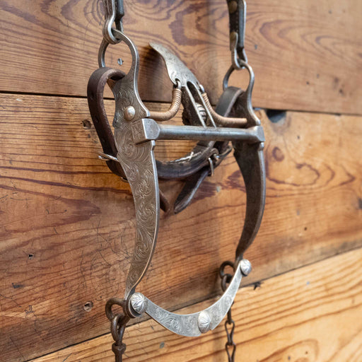 Silver Engraved TC Hansen Spade 1/2 Rig Tack - Rigs TC Hansen