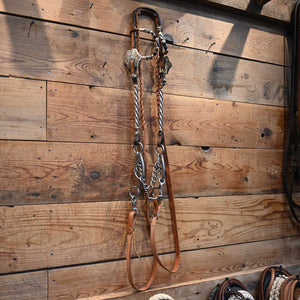 Bridle Rig - Dale Chavez Headstall - 3 pc gag bit SBR573 Sale Barn MISC