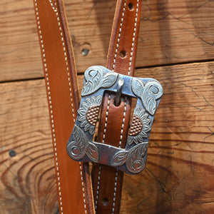 Handmade Split Ear Headstall by King Saddlery AAHT062 Tack - Headstalls King's Saddlery