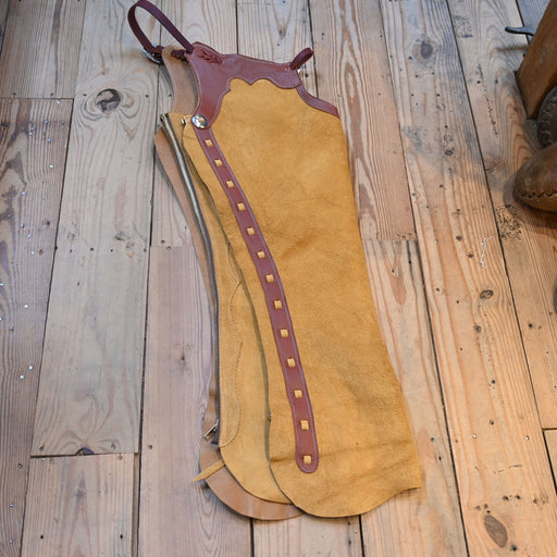 Large Rough-Out Shotgun Chaps Tack - Chaps & Chinks Teskey's