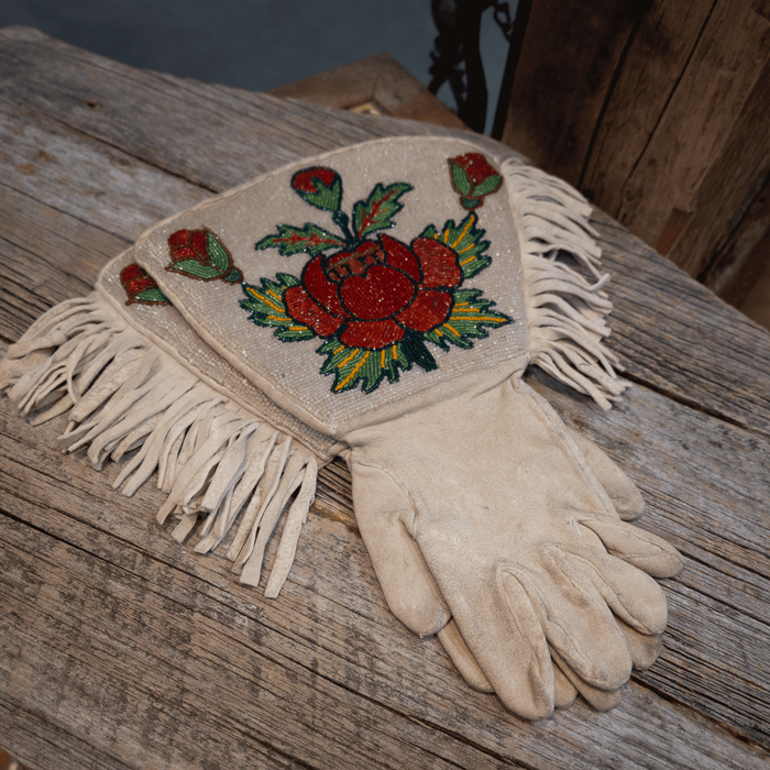 1930's Beaded Gauntlets