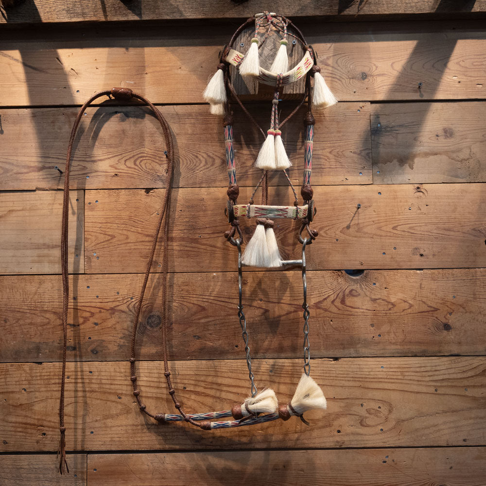 Vintage Horse Hair Bridle Rig - Prison made Rawlings Wyoming 1483 Collectibles Rawlings Wyoming Prison