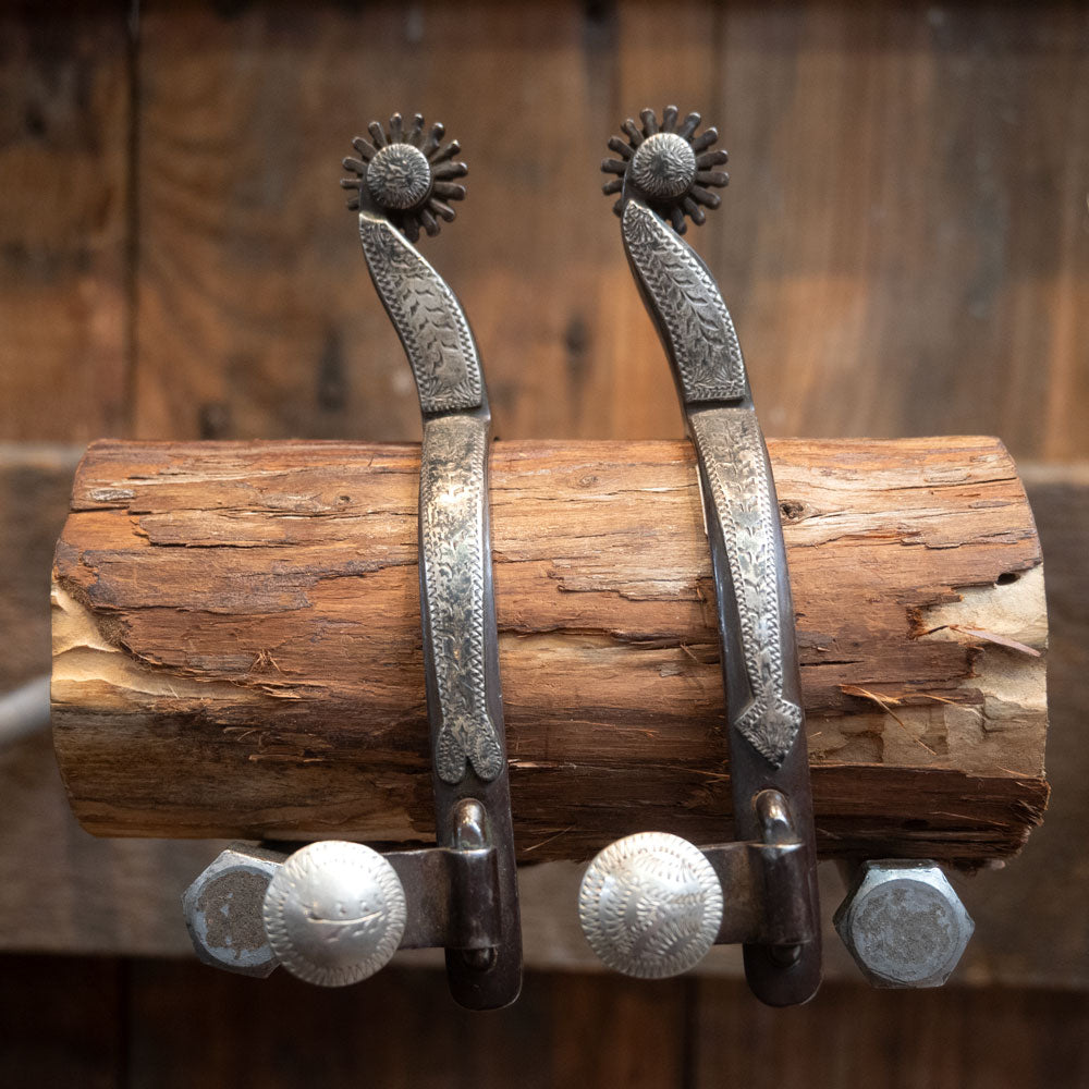 Rodgers Silver Mounted Spurs