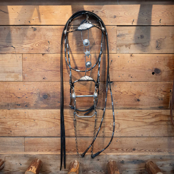 Visalia Stock 1940's & 50's Sheriff's Posse style Bridle Set Tack - Rigs MISC