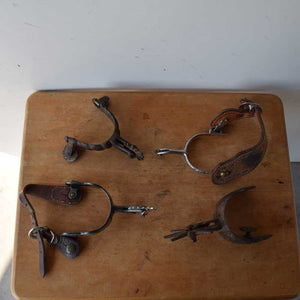 Used Assorted Spurs Set Of 4 Great Decor Sale Barn Teskey's   