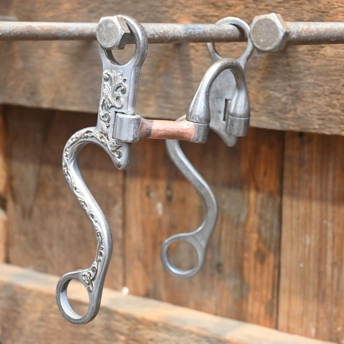 Josh Ownbey Cowboy Line Correction Bit w/ Copper Bars Tack - Bits Josh Ownbey Cowboy Line