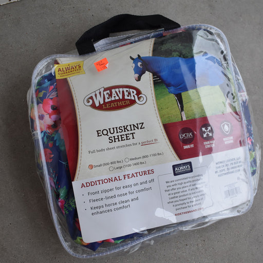 NEW WEAVER Equiskinz Small Floral Pattern Sheet Sale Barn Weaver