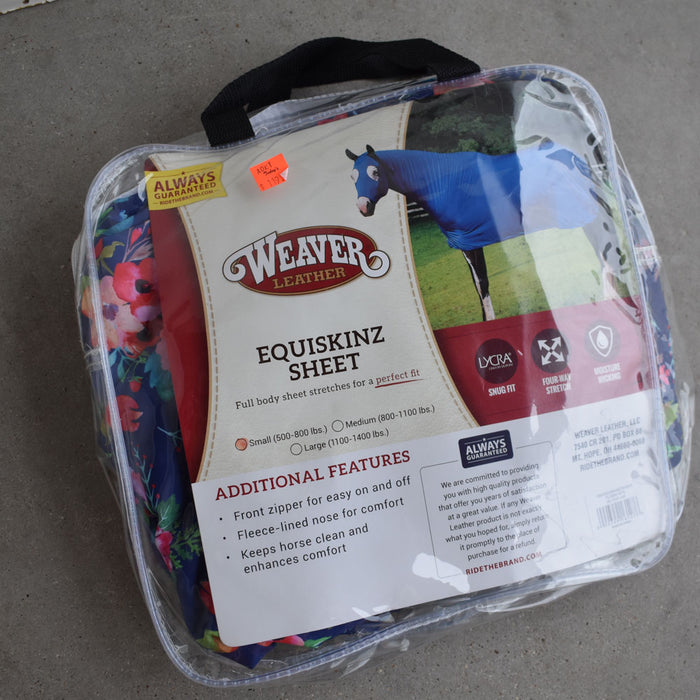NEW WEAVER Equiskinz Small Floral Pattern Sheet Sale Barn Weaver