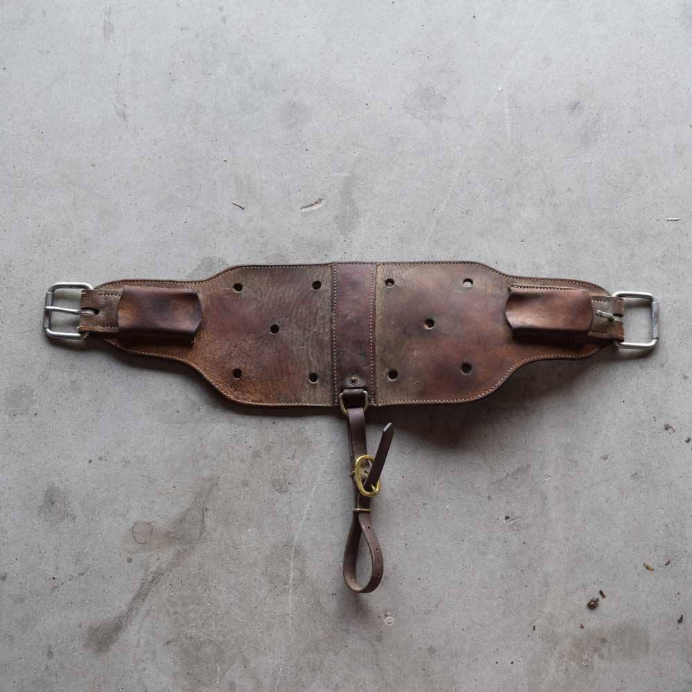 Used Leather Roping Back Cinch Sale Barn Teskeys   