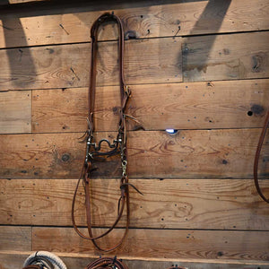 Bridle Rig - Kerry Kelley Silver Mounted Chain Port Bit  RIG795 Tack - Rigs Kerry Kelley   