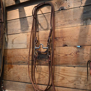 Bridle Rig - Kerry Kelley Silver Mounted Port Bit  RIG799