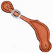 Teskey's Rope Border Spur Straps Tack - Spur Straps Teskey's Medium Oil