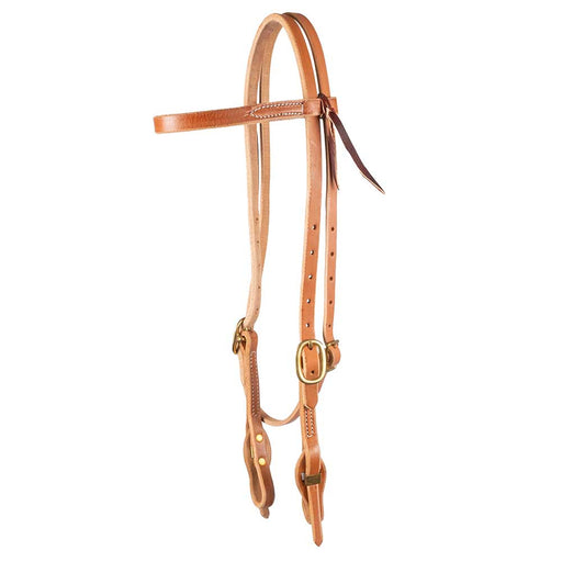 Teskey's Browband w/Quick Change Bit Ends Tack - Headstalls Teskey's Light Oil