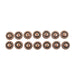 New Floral Set Of 14 1" Conchos Sale Barn MISC   