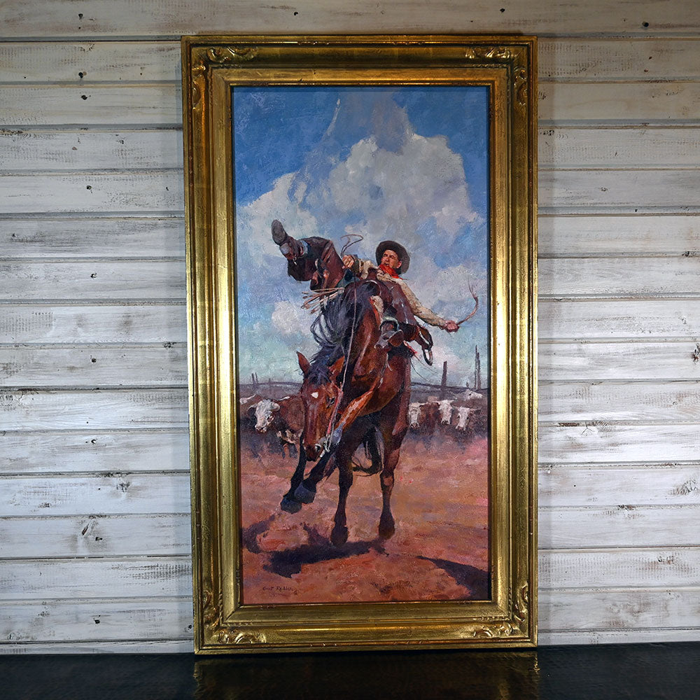 Western Art - Grant Redden "Coming Loose!" _CA1293 Collectibles Grant Redden