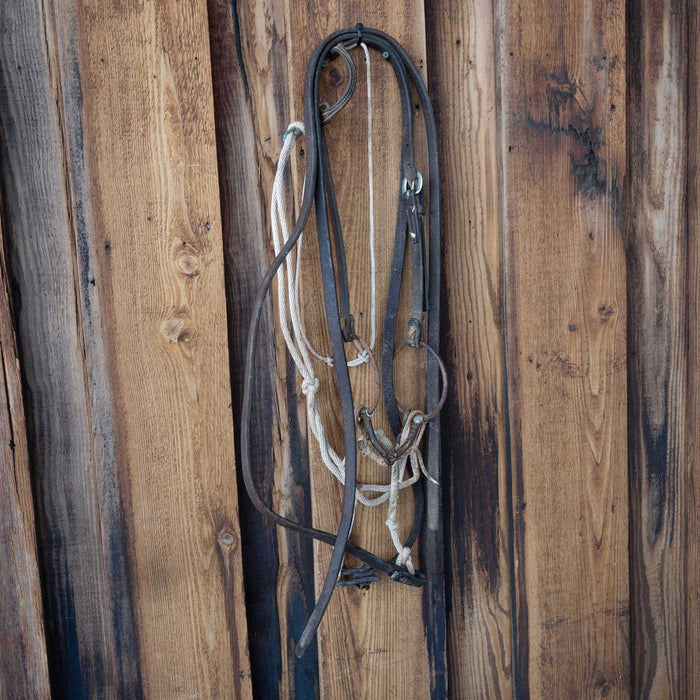 Large O-Ring Smooth Snaffle Bridle Rig Sale Barn MISC