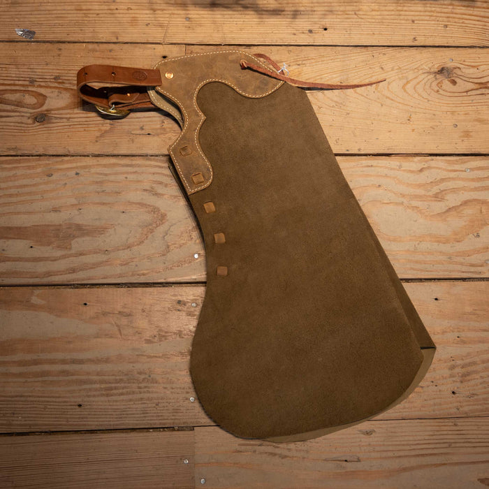 Kid's 22" WLC Stepthrough Chaps - Select Color Tack - Chaps & Chinks WLC Army Green w/Green