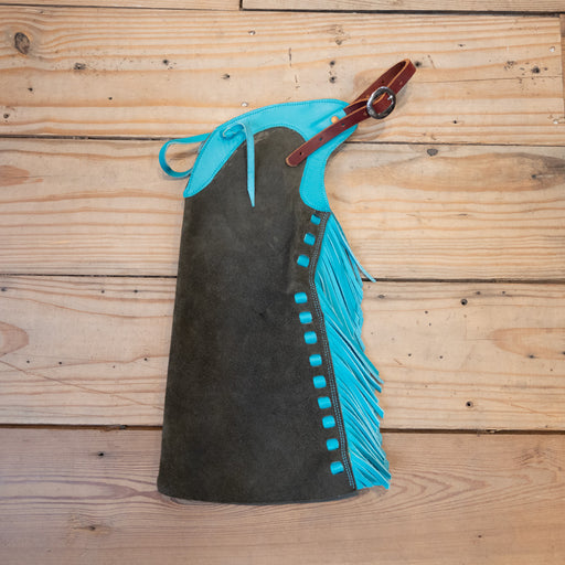 Used Kid's Roughout Chaps Tack - Chaps & Chinks SHOPMADE