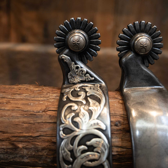 Kerry Kelley Silver Mounted 21pt Spurs