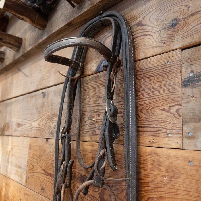 O-Ring Snaffle Bridle Rig w/ Browband Headstall