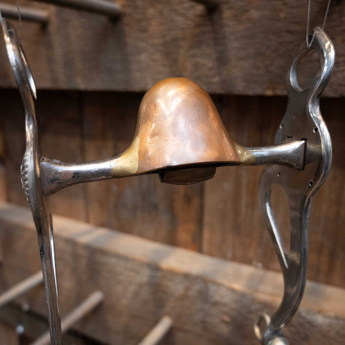 Indian Head Sterling Silver Shanks Port Bit 1836