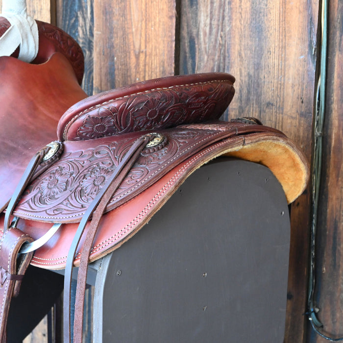 15.5" USED TRENT WARD RANCH SADDLE
