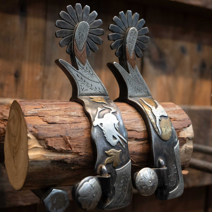 #130 Ron Tollison's Mounted Spurs