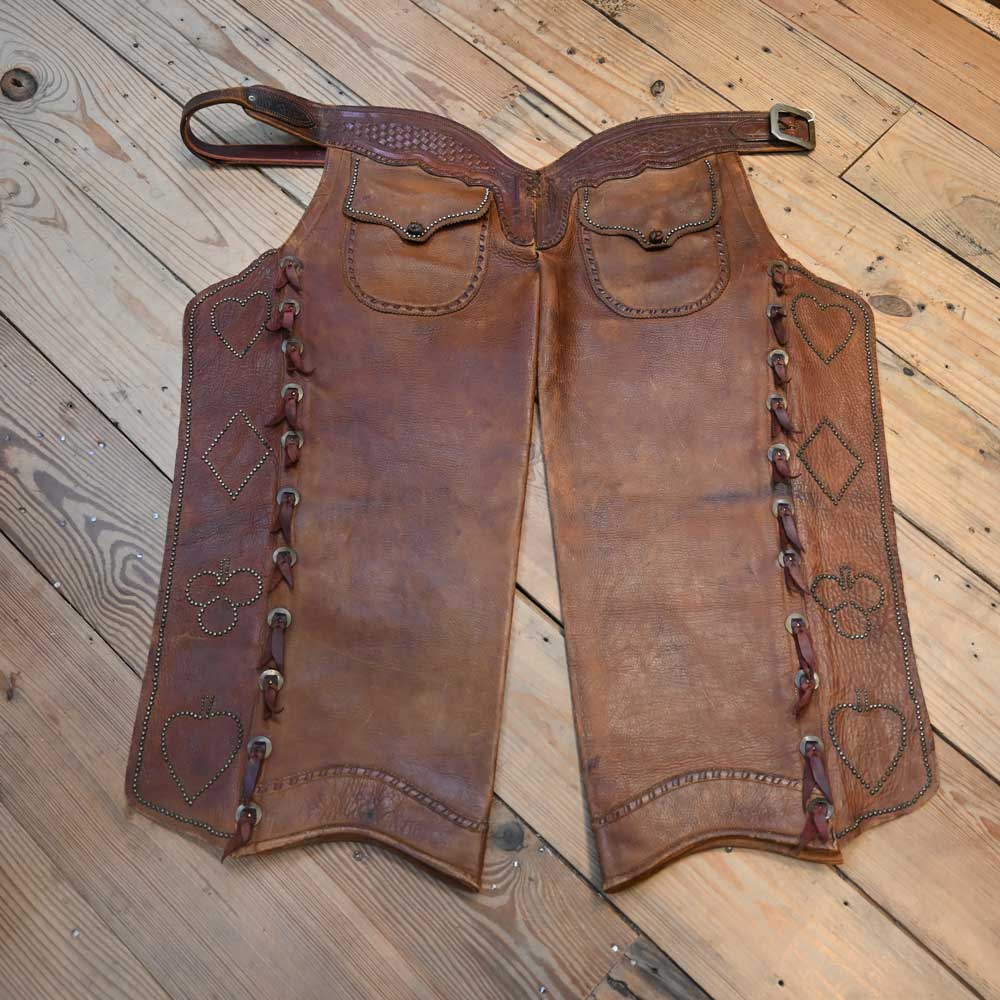 Vintage Chaps - Miles City Saddlery Co. - Miles City Chaps _CA1041