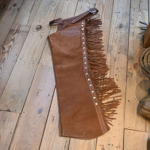 Teskey's Versatility Large Roughout Leather Shotgun Chaps - CHAP1118 Tack - Chaps & Chinks Teskey's