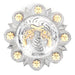Round Gold Berry Gun Concho Tack - Conchos & Hardware MISC   