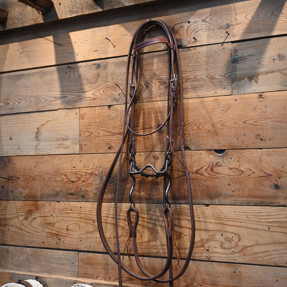 Bridle Rig - ALL NEW LEATHER - Solid Port Rig SBR601 Sale Barn MISC