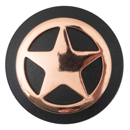 Copper Star with Matte Black Concho Tack - Conchos & Hardware MISC   