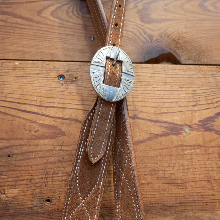 Brown 3/4" Split Ear Headstall
