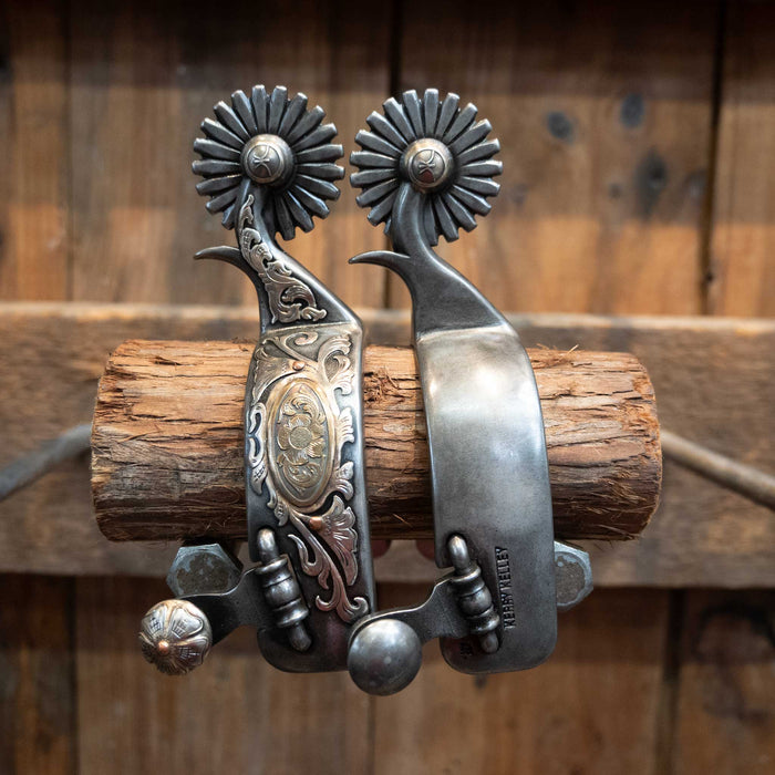 Kerry Kelley Silver Mounted 21pt Spurs