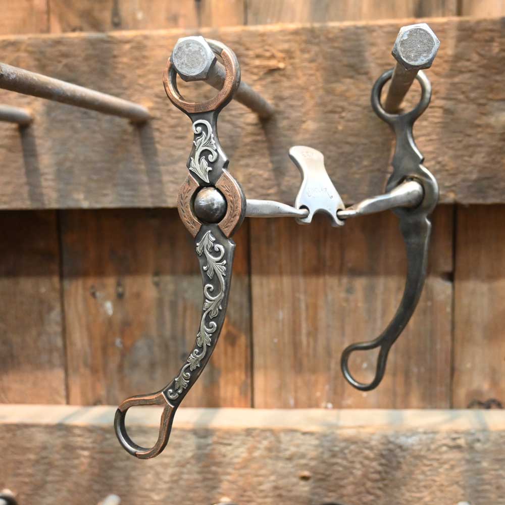 JASON SINCLAIR - Silver & Copper Mounted Floating Spoon - TI1281 Tack - Bits Jason Sinclair