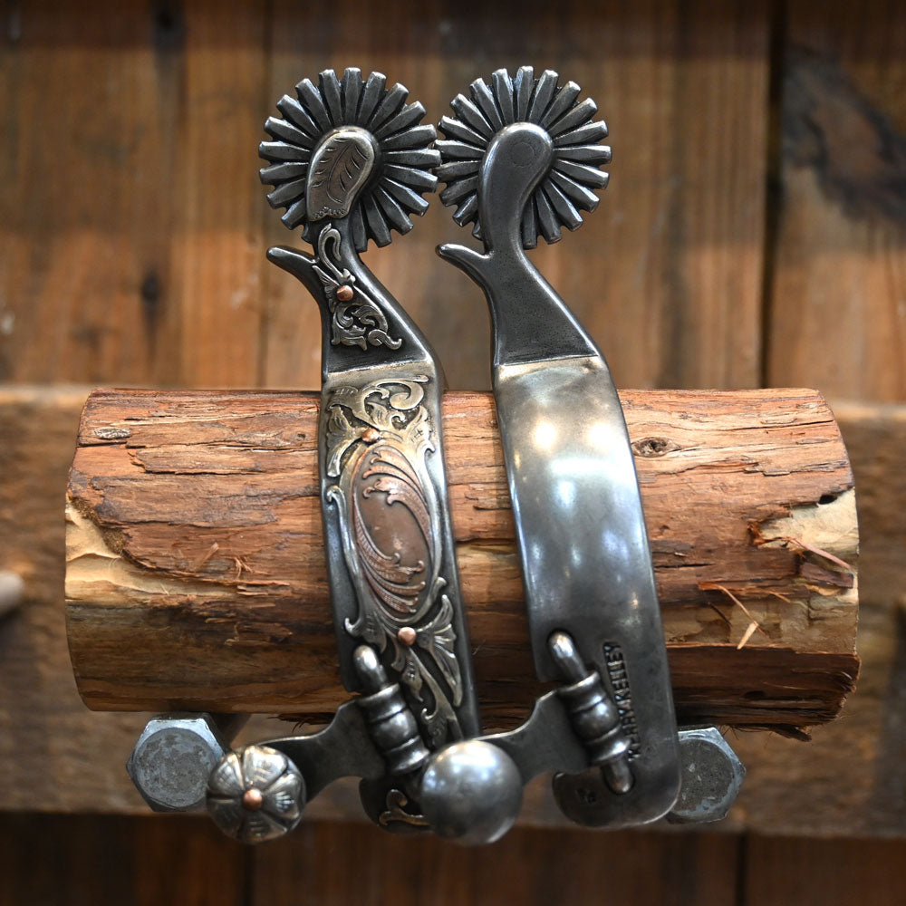 Kerry Kelley Silver Mounted Spurs