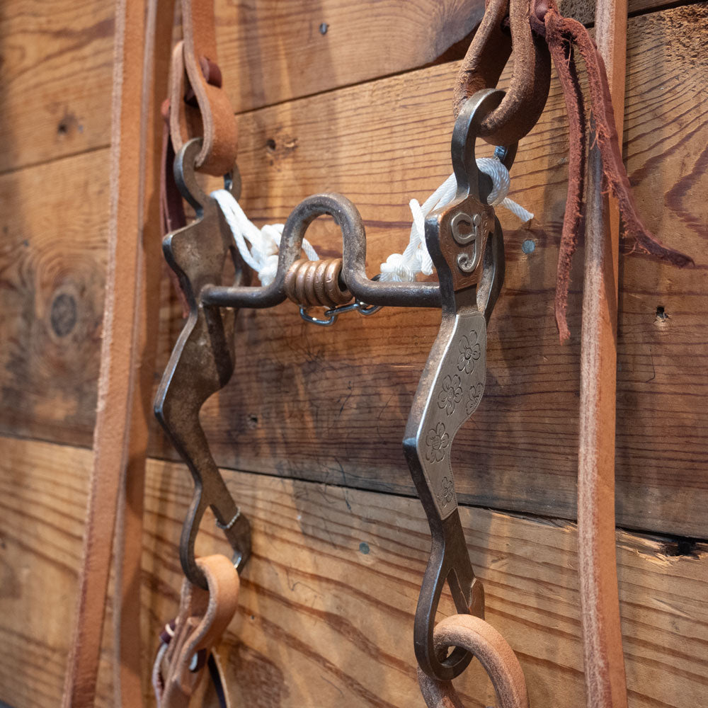 Solid Port w/Copper Rings Lady Shank Bridle Rig