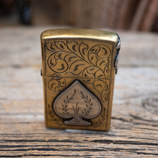 Dan Conway Handmade Scorpion/Spade Zippo Lighter Collectibles Dan Conway