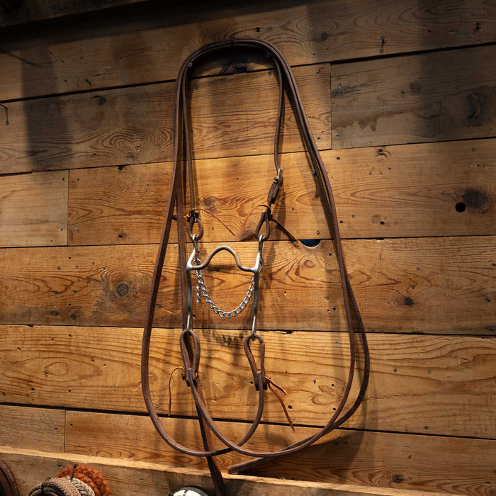 Solid Port Bridle Rig w/ all NEW leather Sale Barn MISC