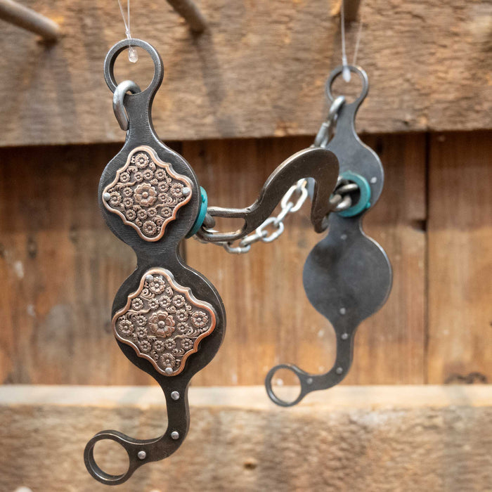 Petska Washer Port Square Copper Conchos Bit
