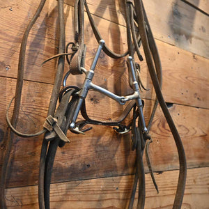 Bridle Rig - Smooth Snaffle Bit  SBR376 Sale Barn MISC   